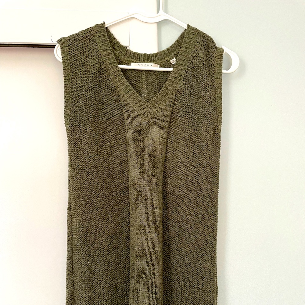 Cyrus Knit sleeveless top or tank dress